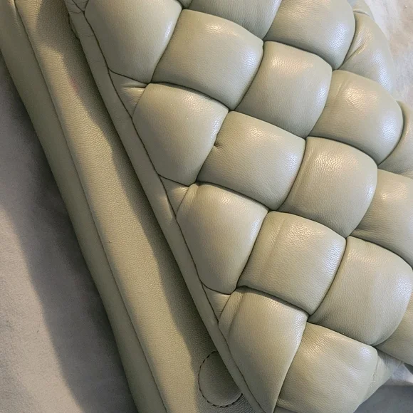 JW Pei Green Basket Weave Crossbody - Picture 2 of 4